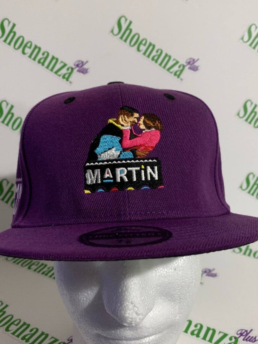 Headgear Classics Hat HGC Fitted Martin Lawrence Damn Gina Purple Cap 7 1/2